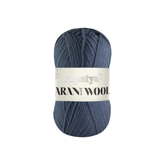 Papatya Aran with Wool Denim (5680)