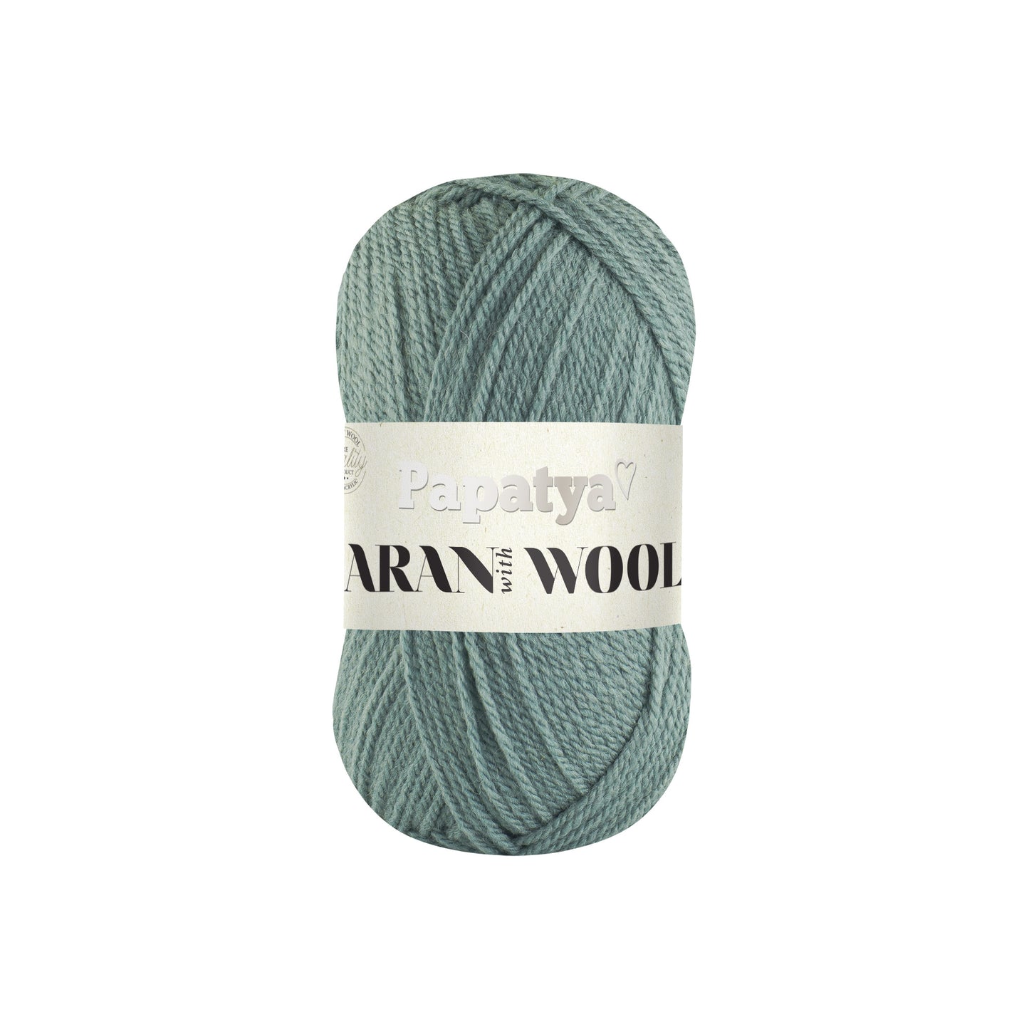 Papatya Aran with Wool Seafoam (6630)