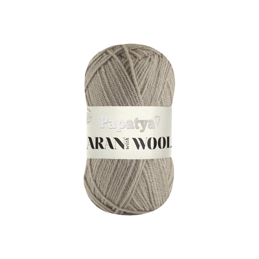 Papatya Aran with Wool Bone (9605)