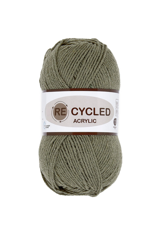 Lammy Yarns Recycled Acrylic Olive (027)