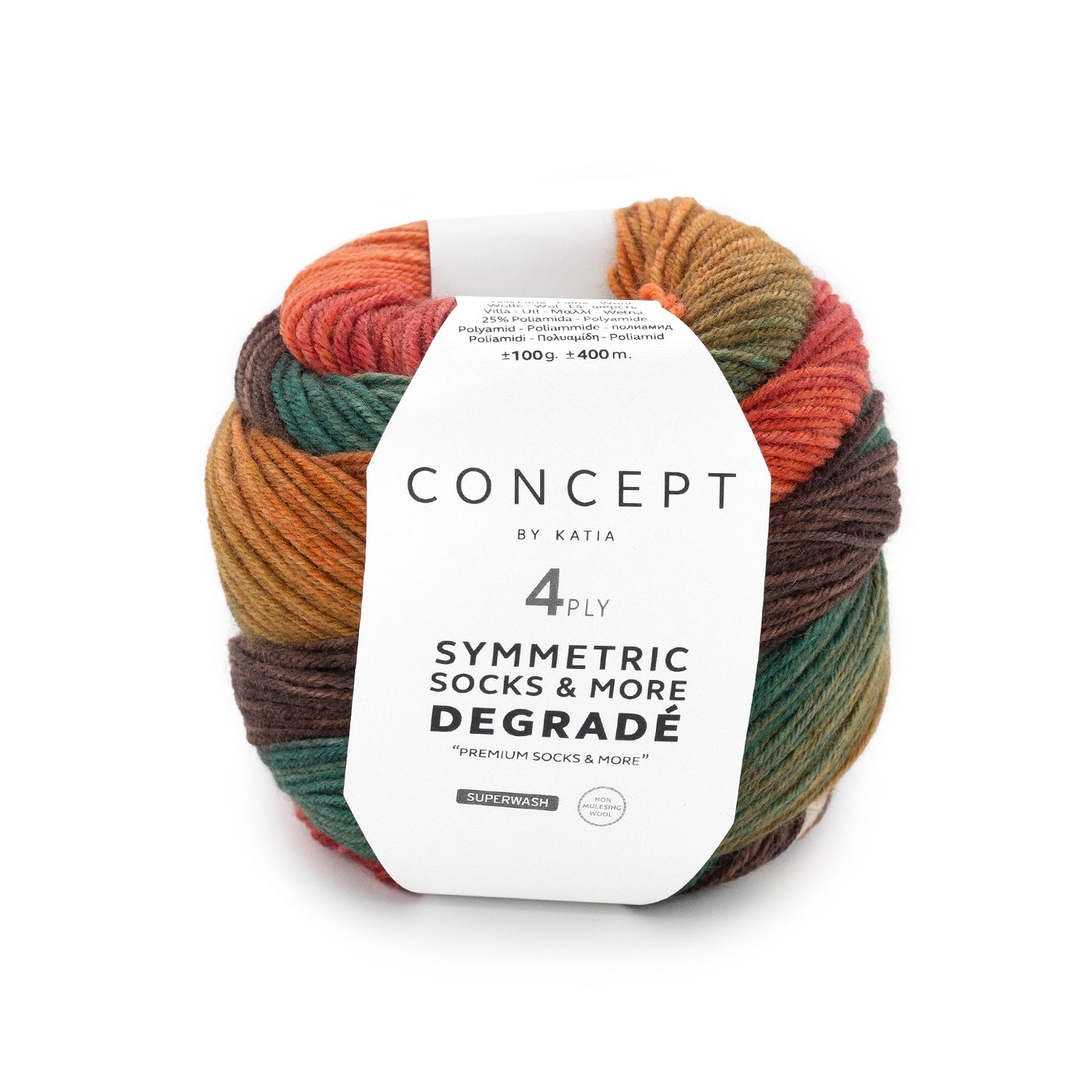 Katia Concept 4 Ply Symmetric Socks and More Degrade Shadow (81)