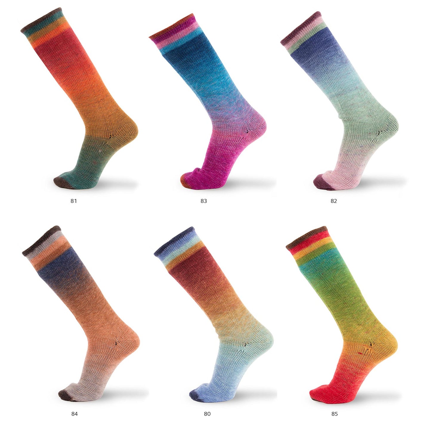 Katia Concept 4 Ply Symmetric Socks and More Degrade Shadow (81)