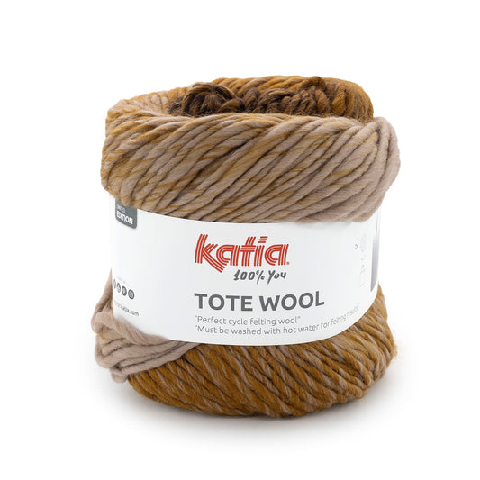 Katia Tote Wool Brown (104)