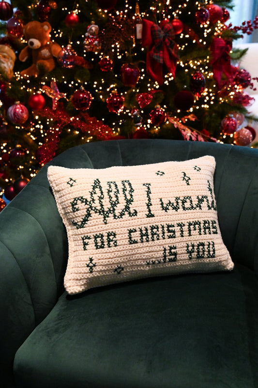 All i want for christmas kussenhoes (Mr. Christmas presents)
