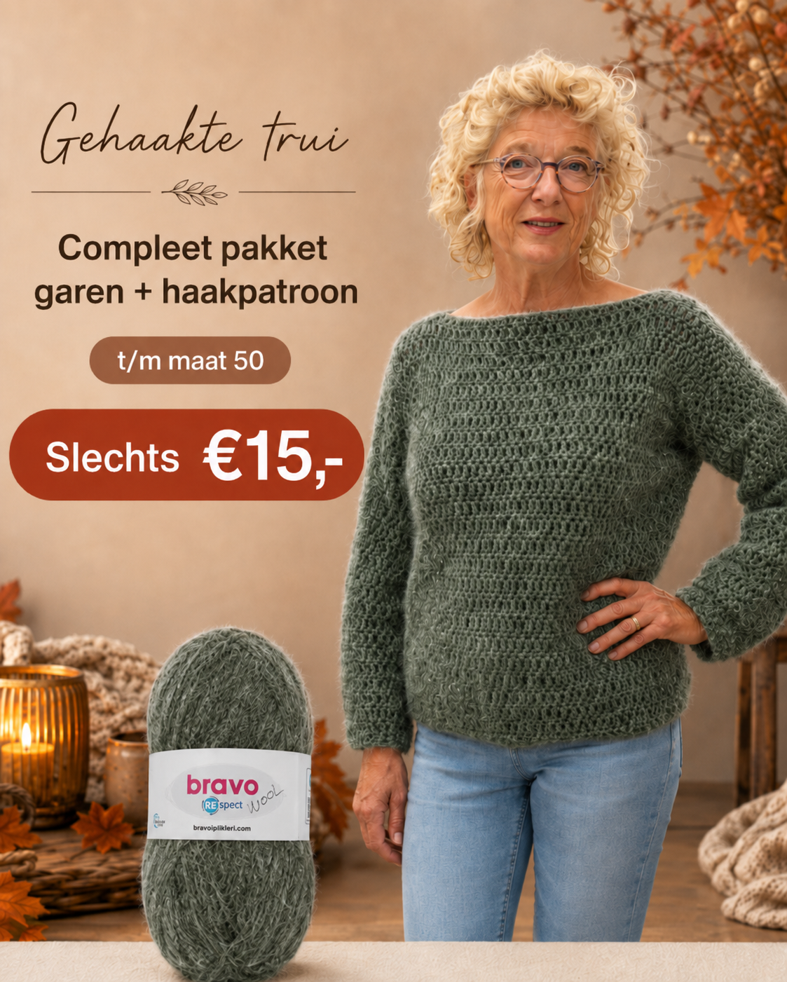 Bravo Respect Trui Marja (GROEN 030)