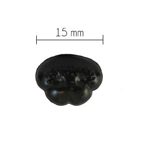 Neus klein maat 19 mm (zwart)