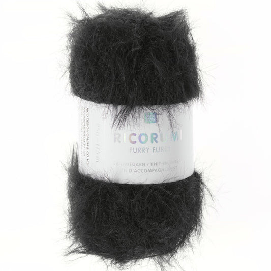 Rico Design Ricorumi Furry Furry Black (011)