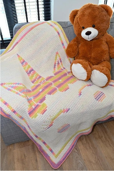 I love unicorns deken (Today is Overlay crochet)