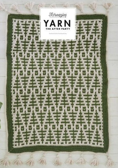 Lonesome Pines Throw Green (Colour Crafter)