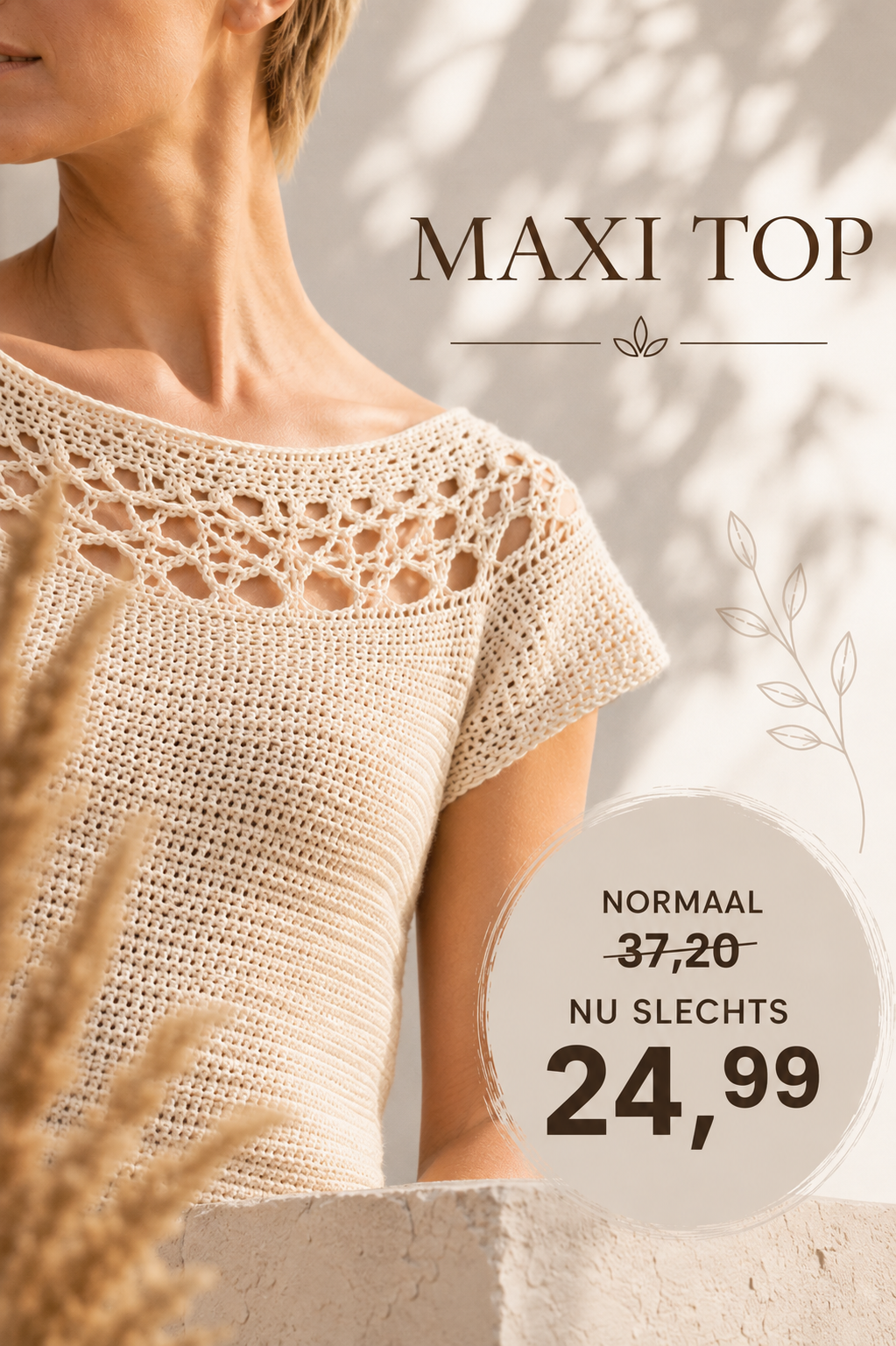 Scheepjes Maxi top ECRU