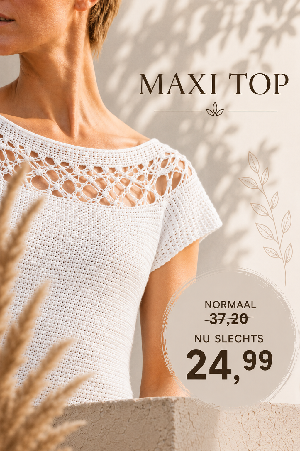 Scheepjes Maxi top WIT