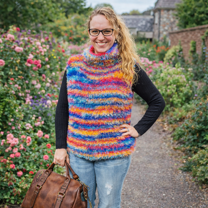 Lammy Salsa Vest / Sjaal /  Spencer en dekens (Haakpatroon)