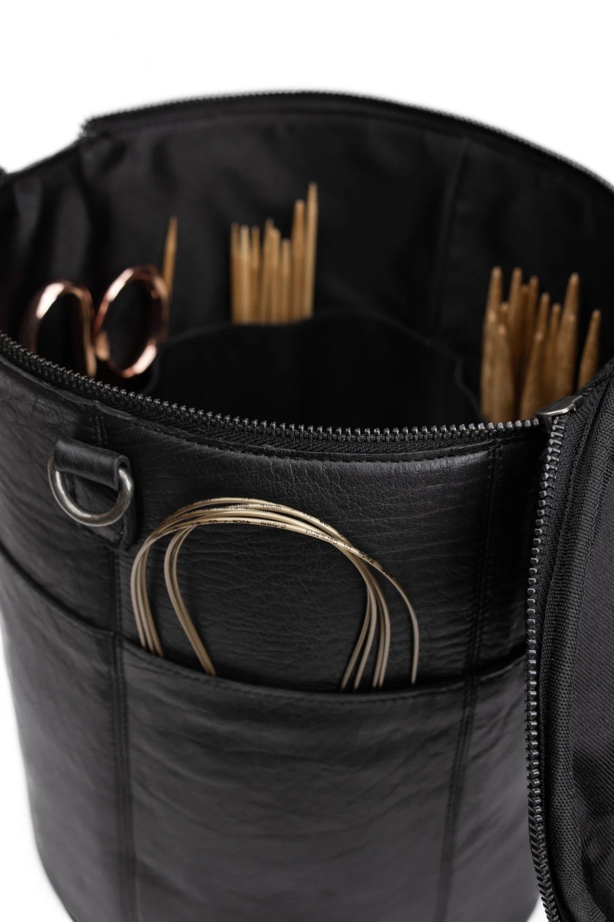 Muud Saturn XL Brei- en Haaktas 28xØ21cm - black