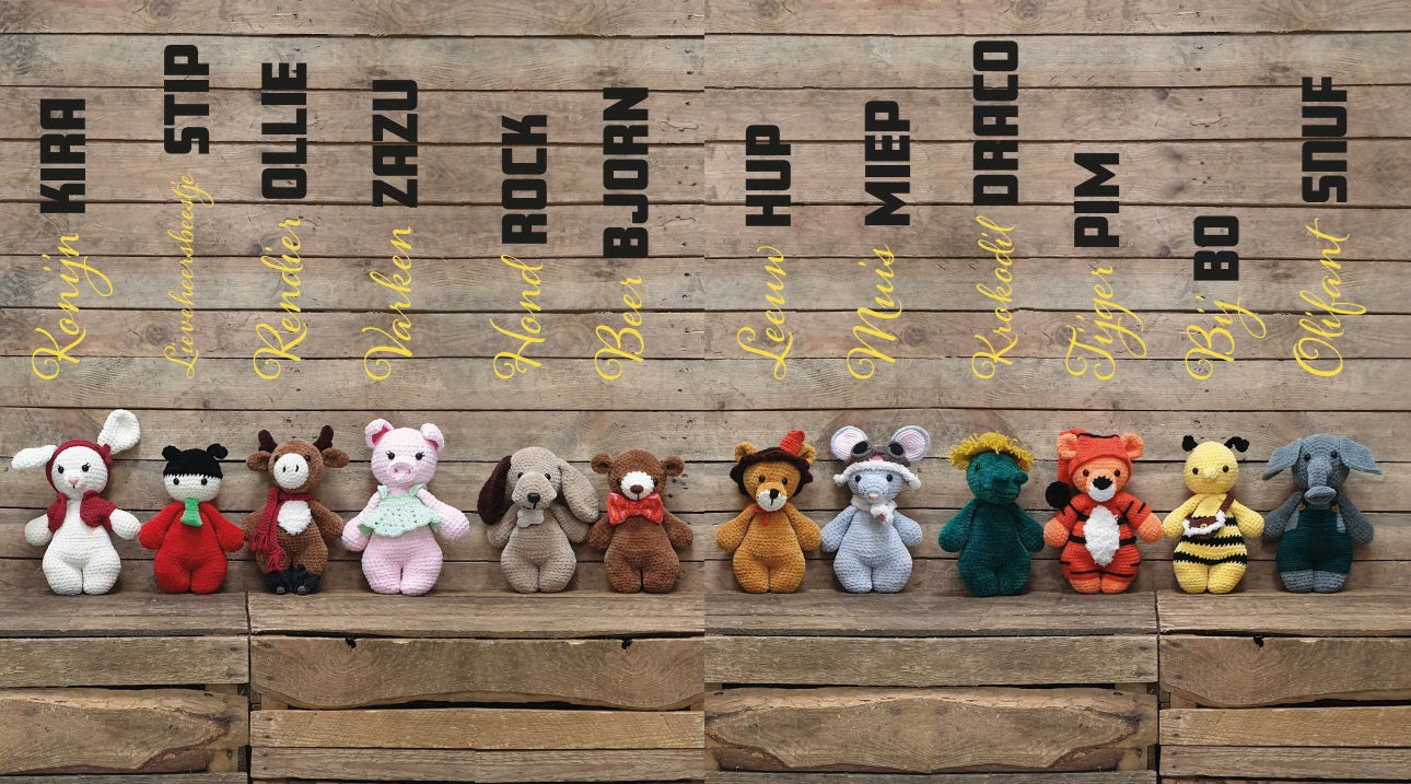 Konijn Kira Pakket (Superzachte Amigurumi Vriendjes)