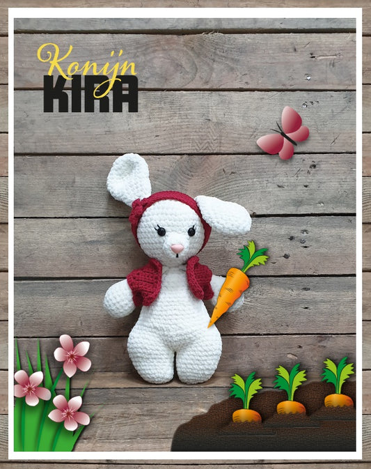 Konijn Kira Pakket (Superzachte Amigurumi Vriendjes)