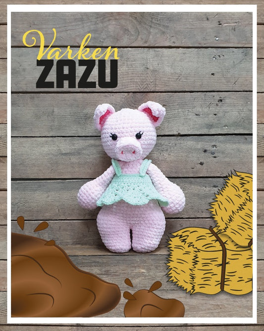 Varken Zazu Pakket (Superzachte Amigurumi Vriendjes)