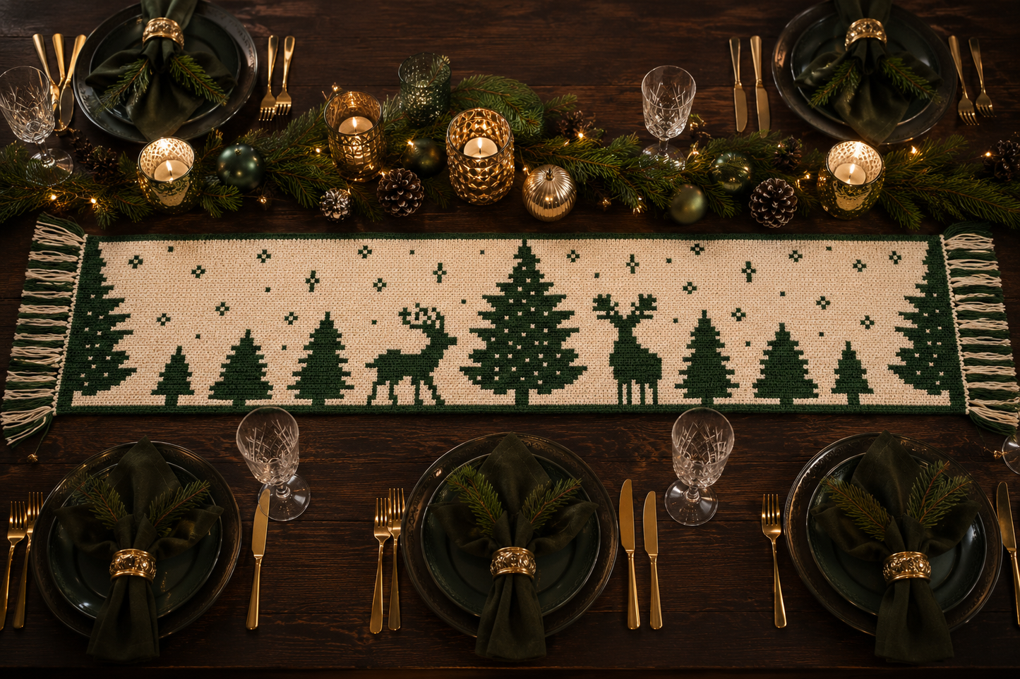 Christmas in July tafelloper